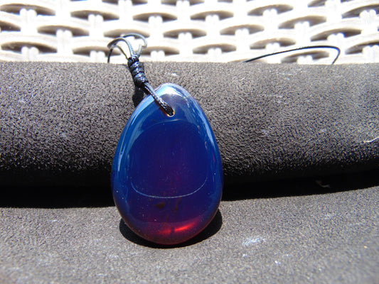13 gr Pendant Indonesian Blue Amber for Healing PCY631