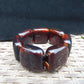 118 gr 7 Square Beads Bangle Indonesian Amber for Healing 26BE7