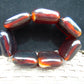 118 gr 7 Square Beads Bangle Indonesian Amber for Healing 26BE7