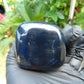 213 gr Polished Stone 66x65x65 Indonesian Blue Amber for Healing 25A180