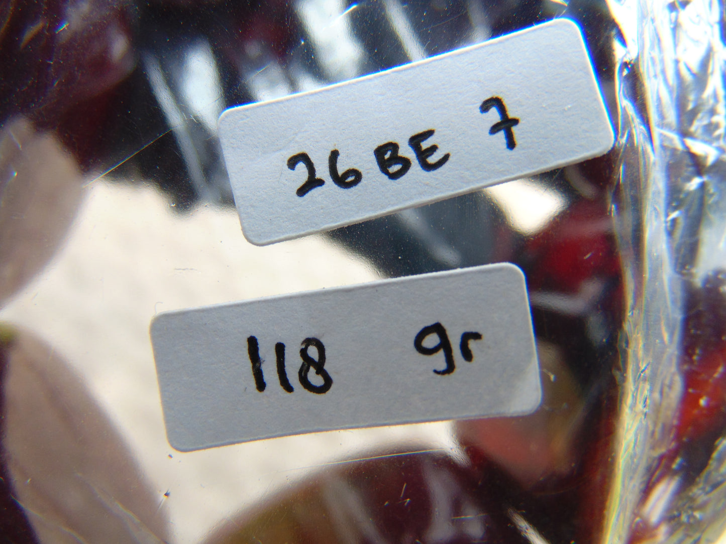 118 gr 7 Square Beads Bangle Indonesian Amber for Healing 26BE7