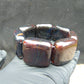 112 gr 7 Square Beads Bangle Indonesian Amber for Healing 26BE11