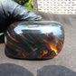 304 gram polished stone  Indonesian Sumatra Green Amber for Healing 25A177