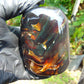 304 gram polished stone  Indonesian Sumatra Green Amber for Healing 25A177