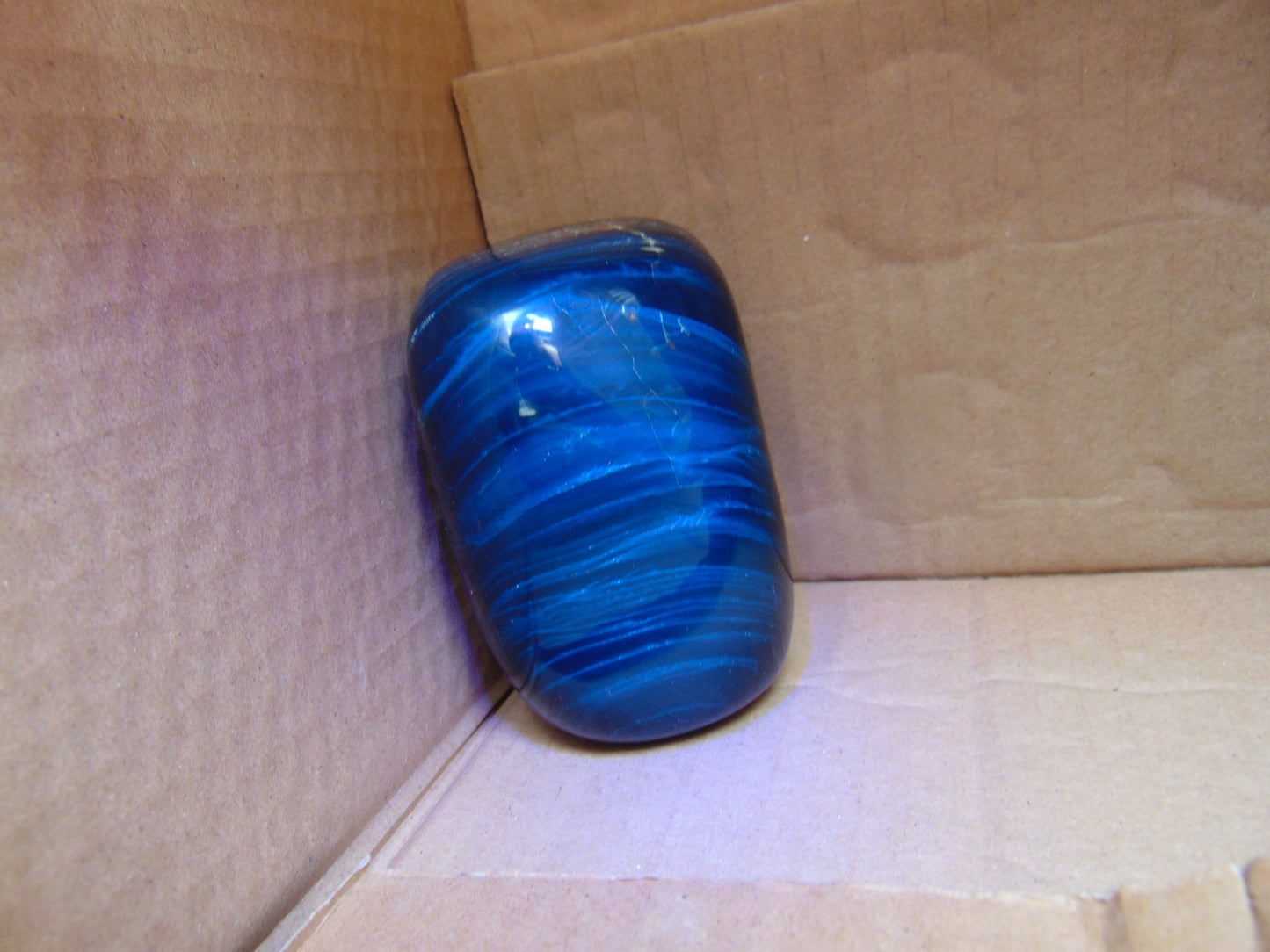 304 gram polished stone  Indonesian Sumatra Green Amber for Healing 25A177