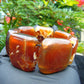 99 gr 7 Square Beads Bangle Indonesian Amber for Healing 26BE15