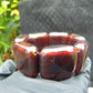 109 gr 7 Square Beads Bangle Indonesian Amber for Healing 26BE19