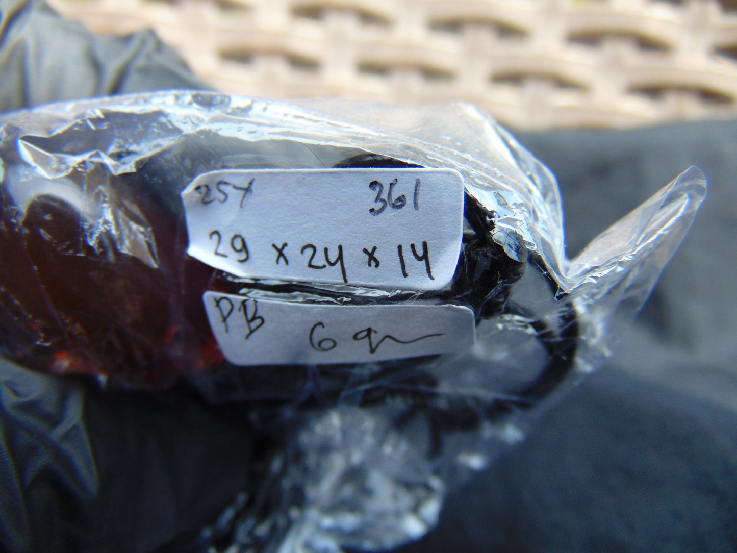 6 gram Pendant Indonesian Red Amber for Healing 25Y361