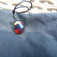 3 gram Pendant Indonesian Blue Red Amber for Healing 25Y373