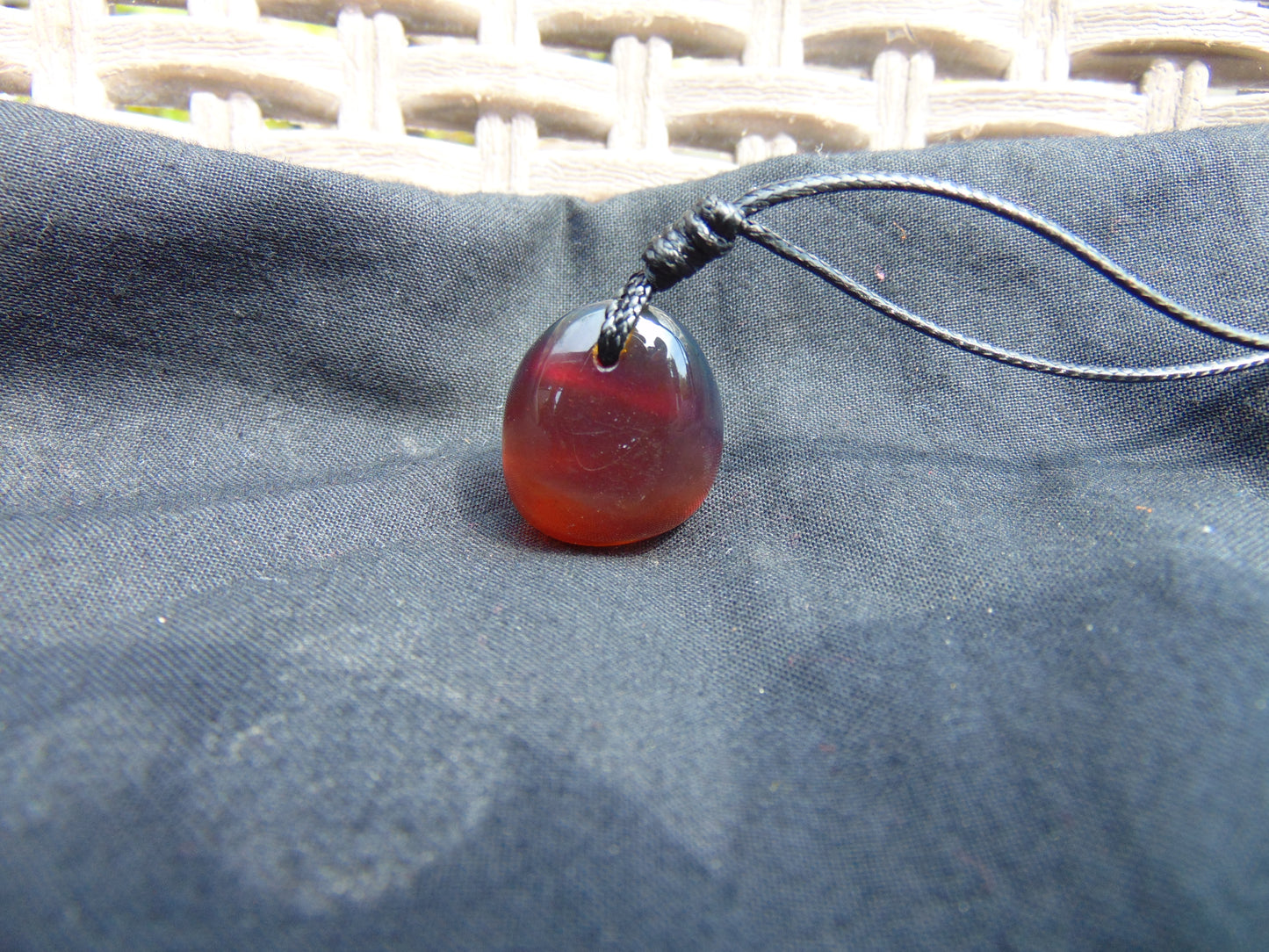 4 gram Pendant Indonesian Crystal Red Amber for Healing 25Y371