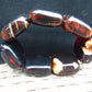 105 gr 7 Square Beads Bangle Indonesian Amber for Healing 26BE13