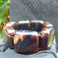 105 gr 7 Square Beads Bangle Indonesian Amber for Healing 26BE13