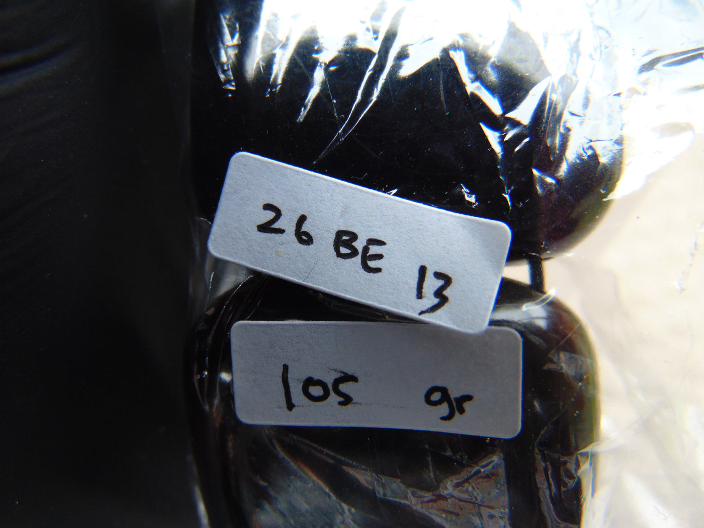 105 gr 7 Square Beads Bangle Indonesian Amber for Healing 26BE13