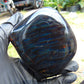 324 gr Polished Stone 83x77x66 Indonesian Blue Amber for Healing 25Y135