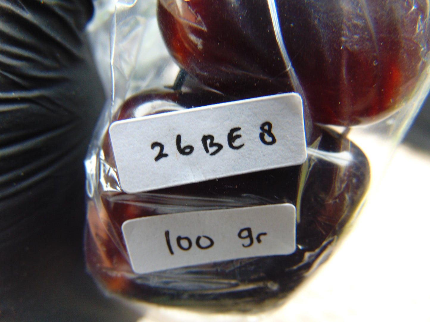 100 gr 7 Square Beads Bangle Indonesian Amber for Healing 26BE8