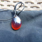 5 gram Pendant Indonesian Blue Red Amber for Healing 25Y348