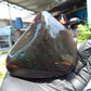 295 gram polished stone Indonesian Dark Green Amber for Healing 25N135