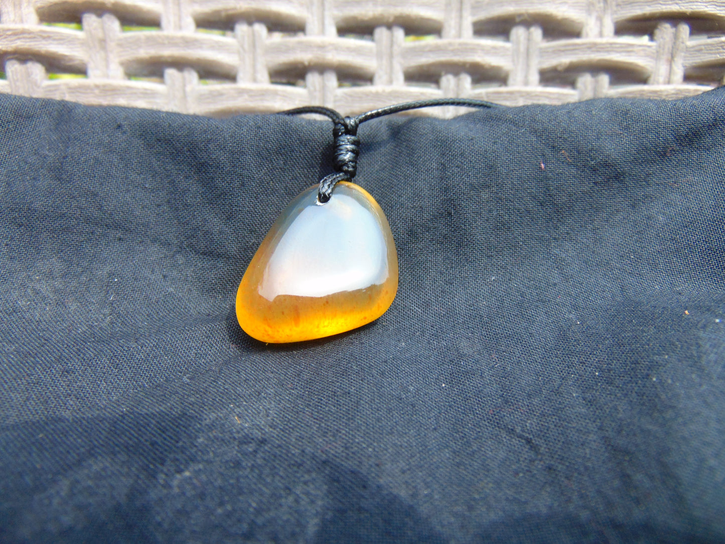 5 gram Pendant Indonesian Blue Amber for Healing 26A159