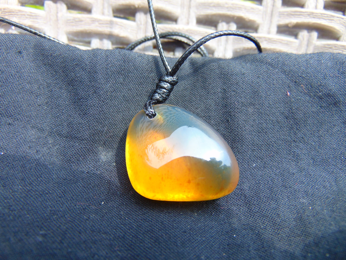 5 gram Pendant Indonesian Blue Amber for Healing 26A159