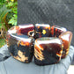 118 gr 7 Square Beads Bangle Indonesian Amber for Healing 26BE1