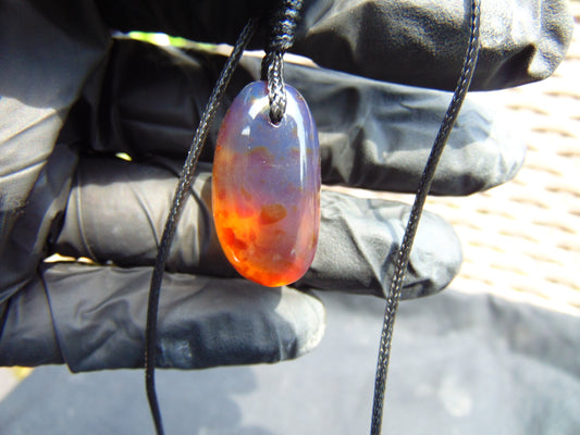 4 gram Pendant Indonesian Blue Amber for Healing 25Y353