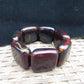 106 gr 7 Square Beads Bangle Indonesian Amber for Healing 26BE26