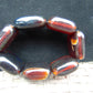 106 gr 7 Square Beads Bangle Indonesian Amber for Healing 26BE26