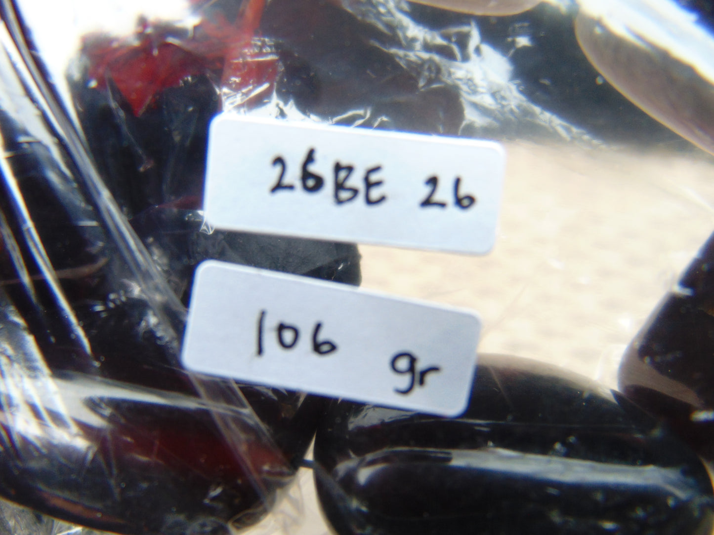 106 gr 7 Square Beads Bangle Indonesian Amber for Healing 26BE26