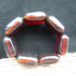 107 gr 7 Square Beads Bangle Indonesian Amber for Healing 26BE18