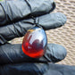 6 gram Pendant Indonesian Crystal Blue Red Amber for Healing 26A126