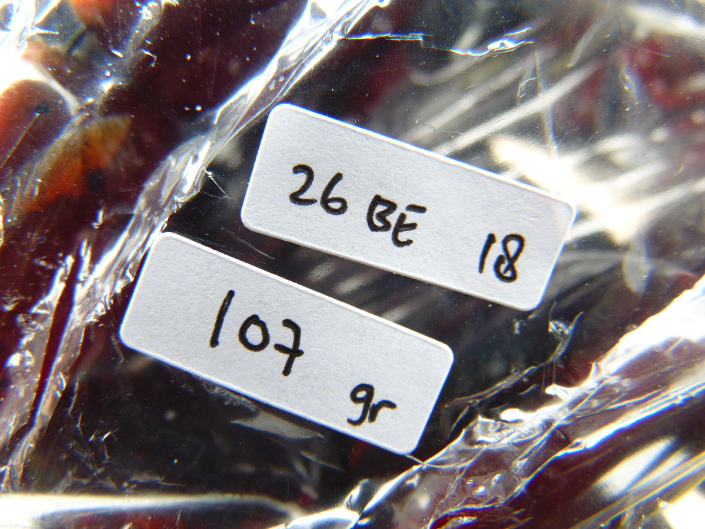 107 gr 7 Square Beads Bangle Indonesian Amber for Healing 26BE18