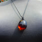 6 gram Pendant Indonesian Crystal Blue Red Amber for Healing 26A126