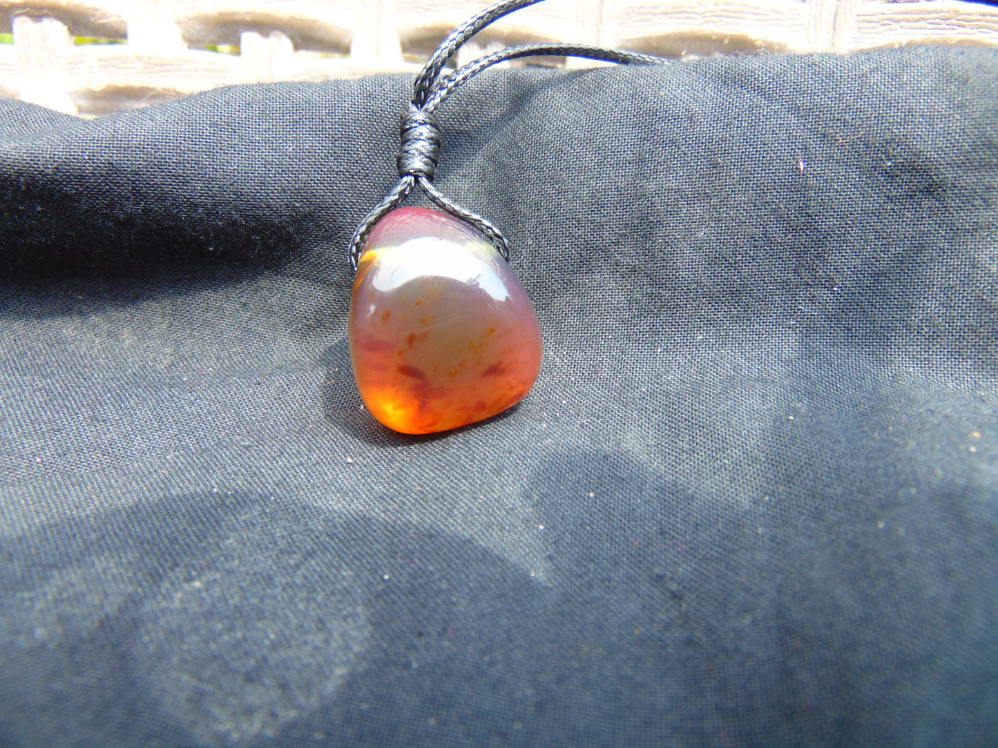 5 gram Pendant Indonesian Red Amber for Healing 26A133
