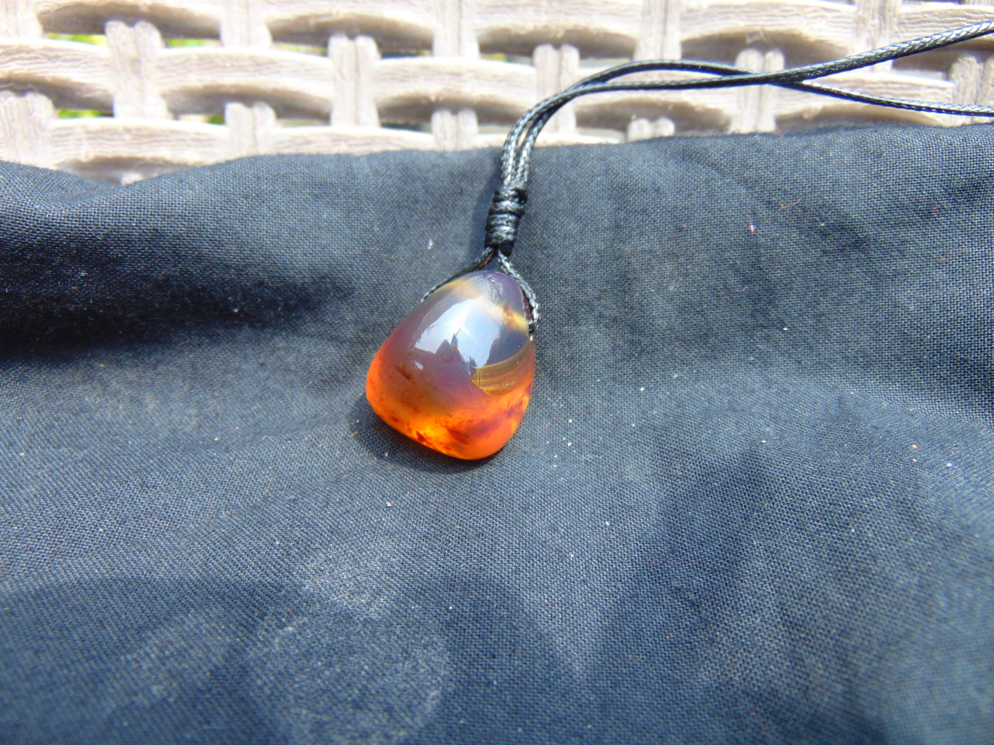 5 gram Pendant Indonesian Red Amber for Healing 26A133