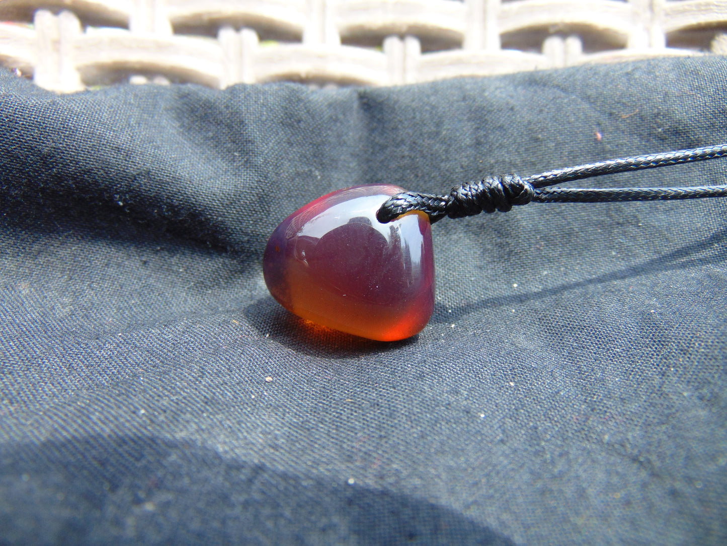3 gram Pendant Indonesian Red Amber for Healing 26A155