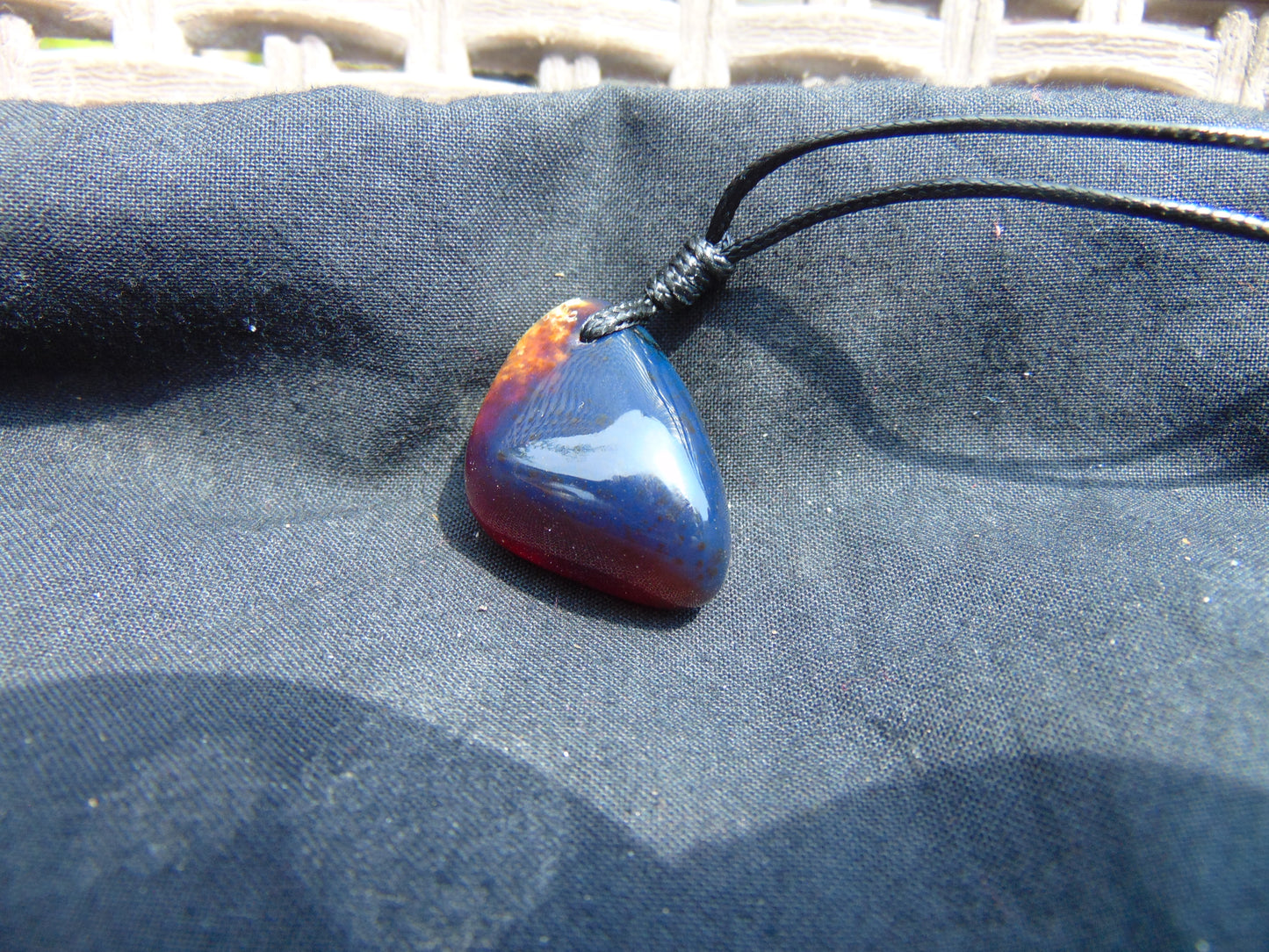 5 gram Pendant Indonesian Blue Amber for Healing 26A106