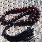 27 gr Tasbih Mesbah Rosary 33+2 Beads 16 mm Indonesian Red Amber for Healing 26TBA05
