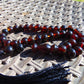 27 gr Tasbih Mesbah Rosary 33+2 Beads 16 mm Indonesian Red Amber for Healing 26TBA05