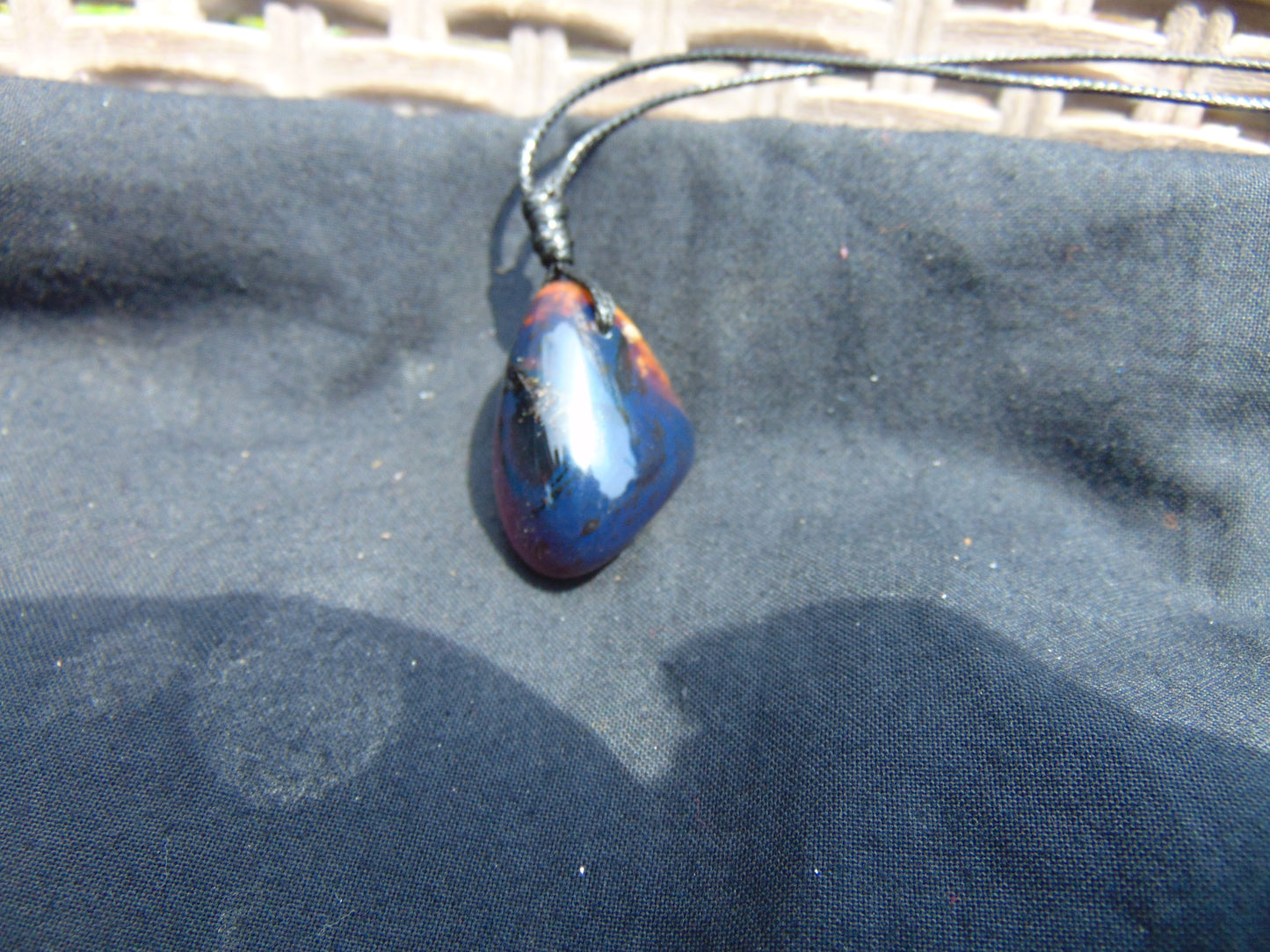 5 gram Pendant Indonesian Blue Amber for Healing 26A106