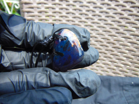 5 gram Pendant Indonesian Blue Amber for Healing 26A106