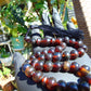 27 gr Tasbih Mesbah Rosary 33+2 Beads 16 mm Indonesian Red Amber for Healing 26TBA05
