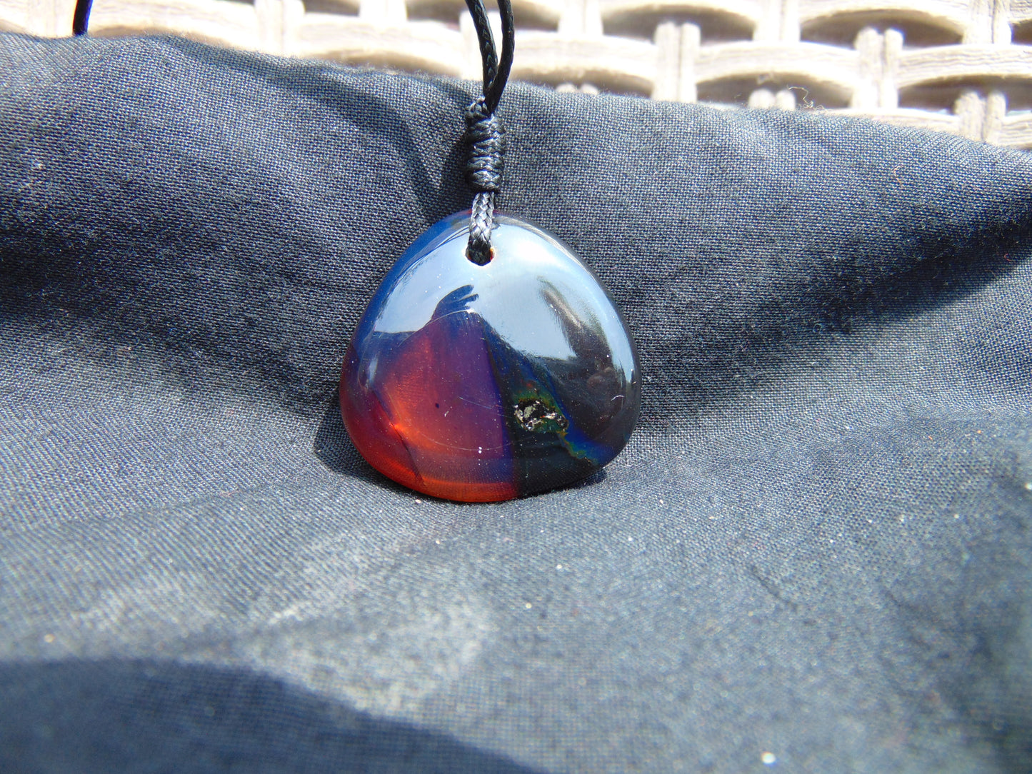 6 gram Pendant Indonesian Blue Amber for Healing 26A127