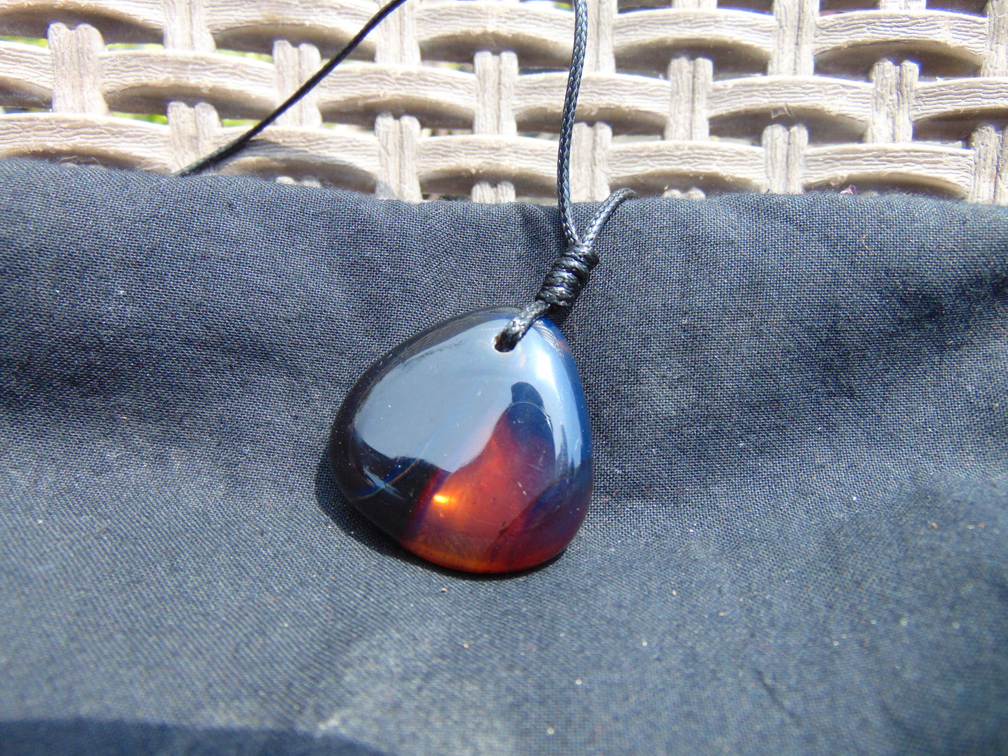 6 gram Pendant Indonesian Blue Amber for Healing 26A127