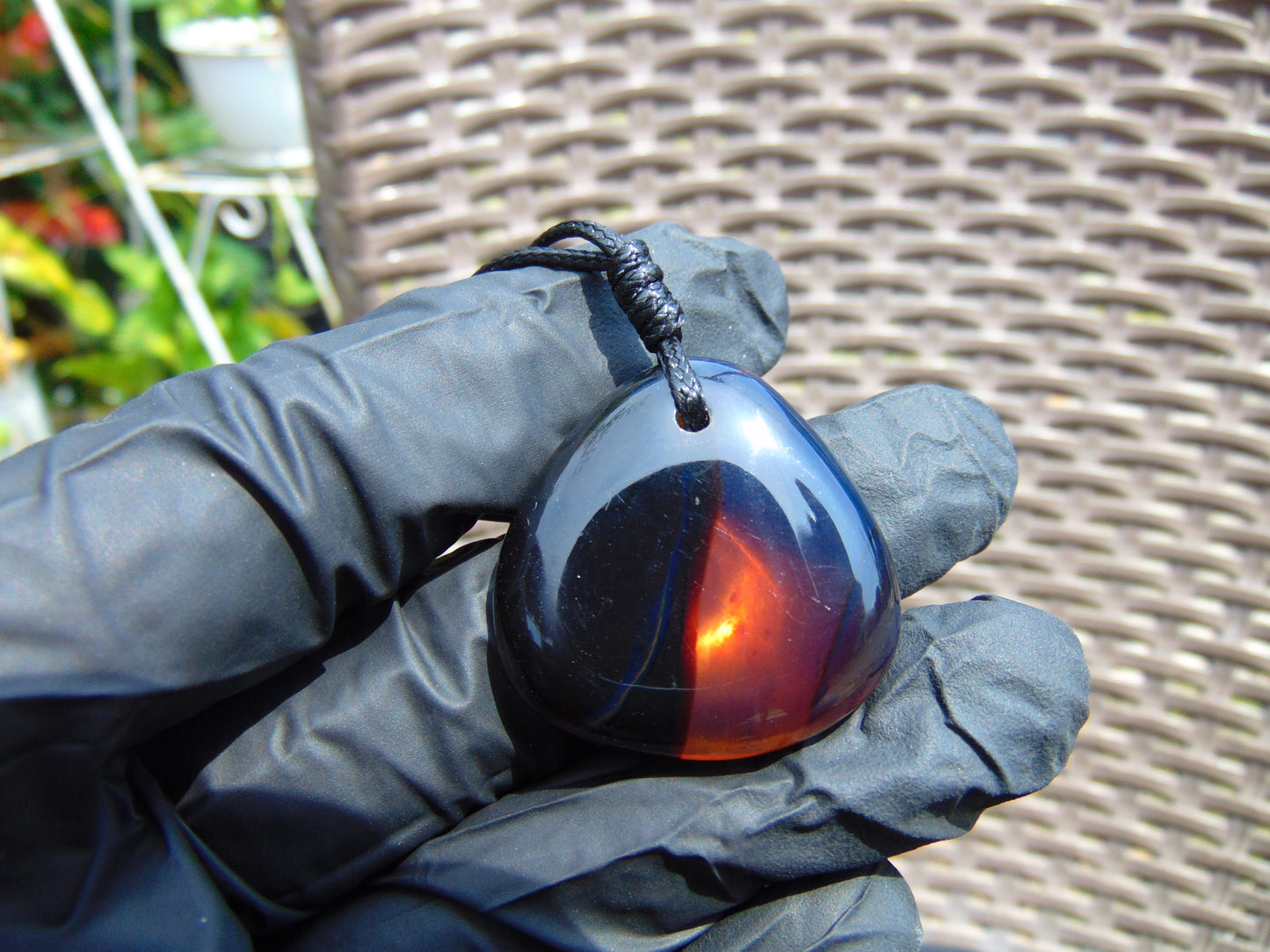 6 gram Pendant Indonesian Blue Amber for Healing 26A127