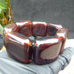 110 gr 7 Square Beads Bangle Indonesian Amber for Healing 26BE20