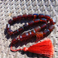 55 gr Komboloi Rosary 23 Beads Indonesian Cherry Red Amber for Healing 26COA02