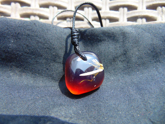 4 gram Pendant Indonesian Red Amber for Healing 26A124