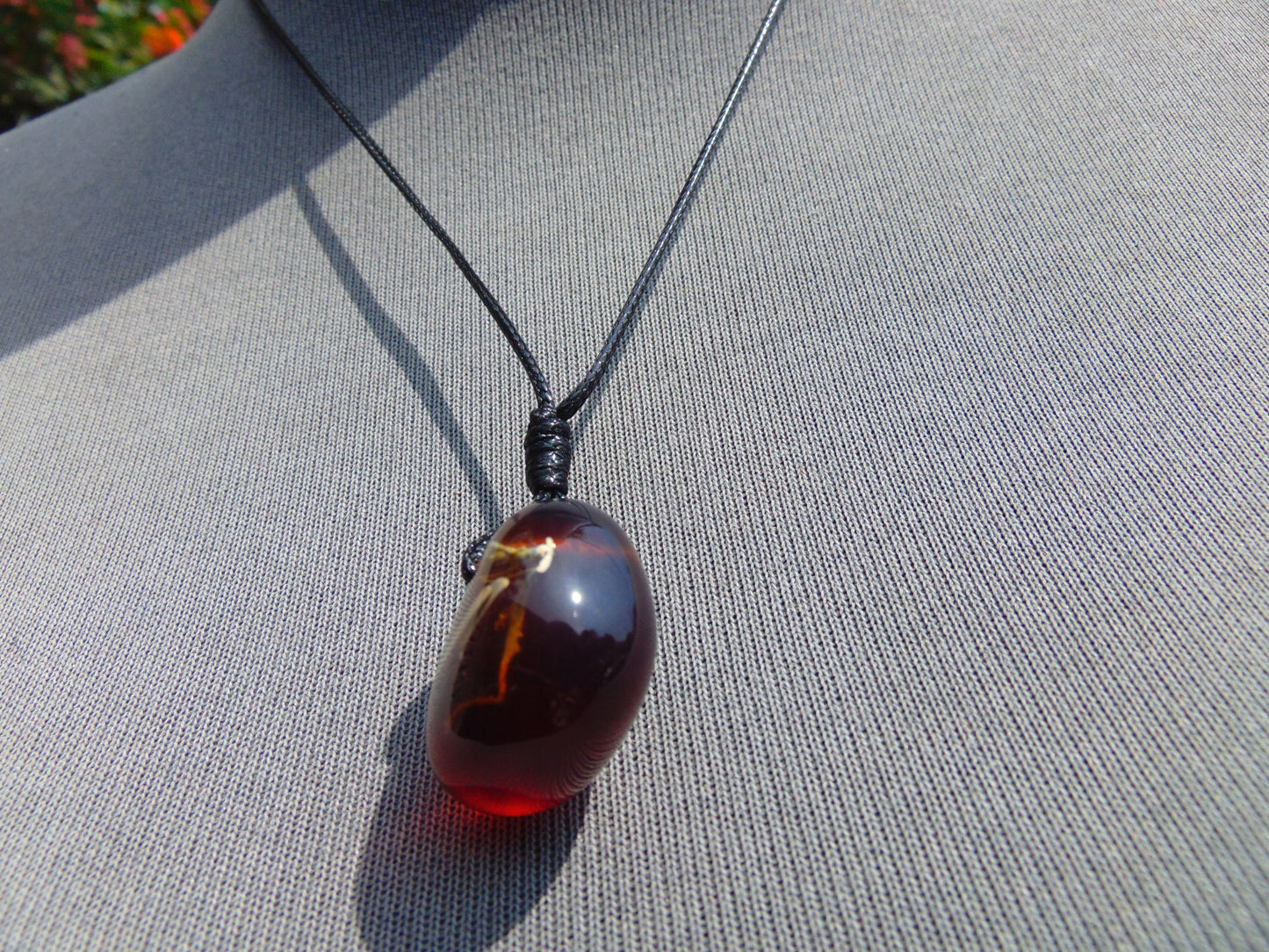 4 gram Pendant Indonesian Red Amber for Healing 26A124