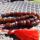 54 gr Komboloi Rosary 23 Beads Indonesian Red Amber for Healing 26COA03