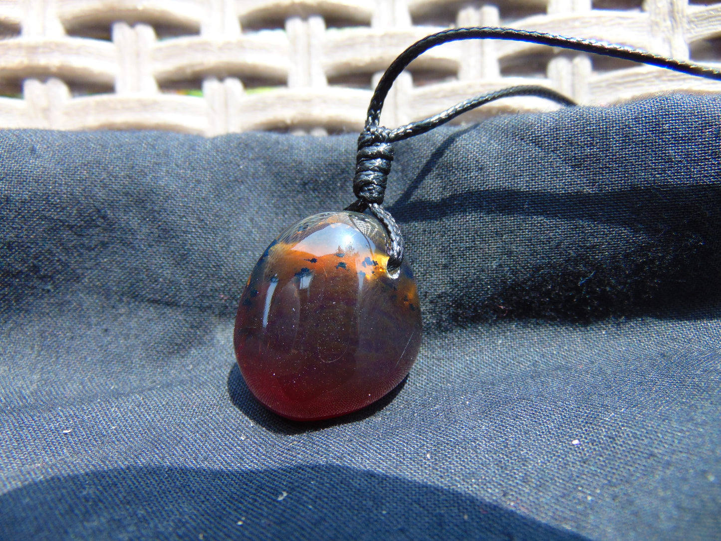 6 gram Pendant Indonesian Red Amber for Healing 26A164